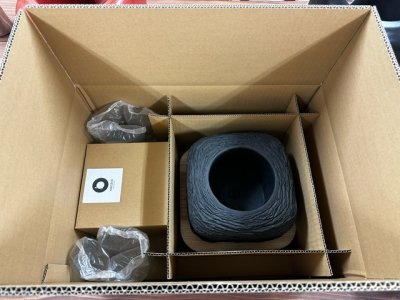 ダンボールかまど大　中身あり