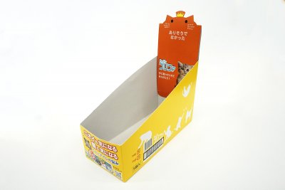 ディスプレイ箱（ペット用品）｜紙製什器 兼 梱包箱 | 化粧箱・商品パッケージ