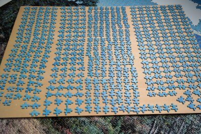 組んでないパズルが整列