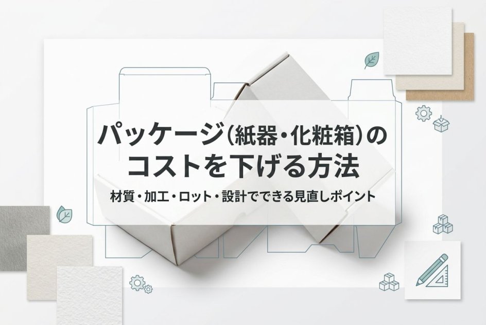 パッケージ(紙器・化粧箱)のコストを下げる方法